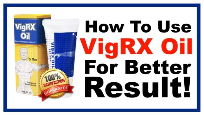 як у використанні-VigRX-масло